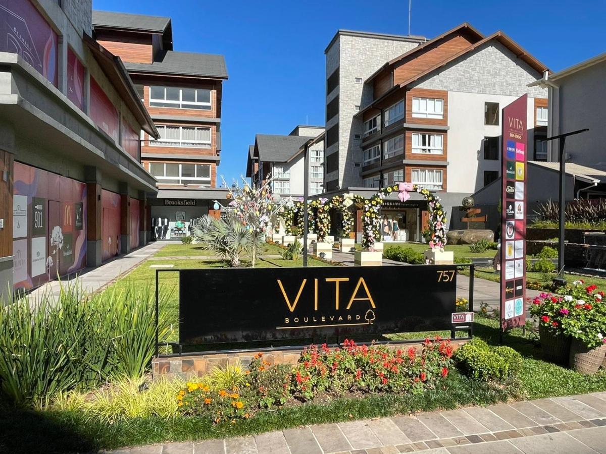 グラマドLoft Novo Aconchegante A 500M Da Rua Cobertaアパートメント エクステリア 写真