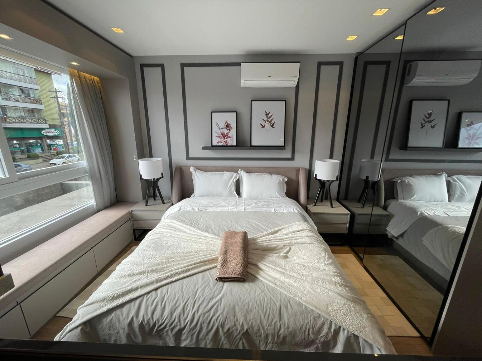 グラマドLoft Novo Aconchegante A 500M Da Rua Cobertaアパートメント エクステリア 写真